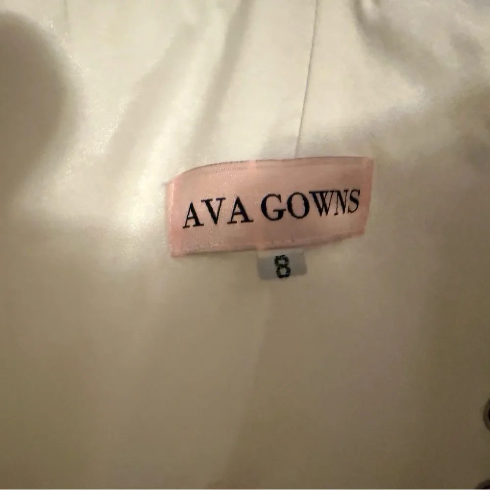 White daisy Ava gowns dress - Picture 4 of 4